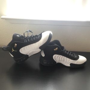 Black and white Jordan’s